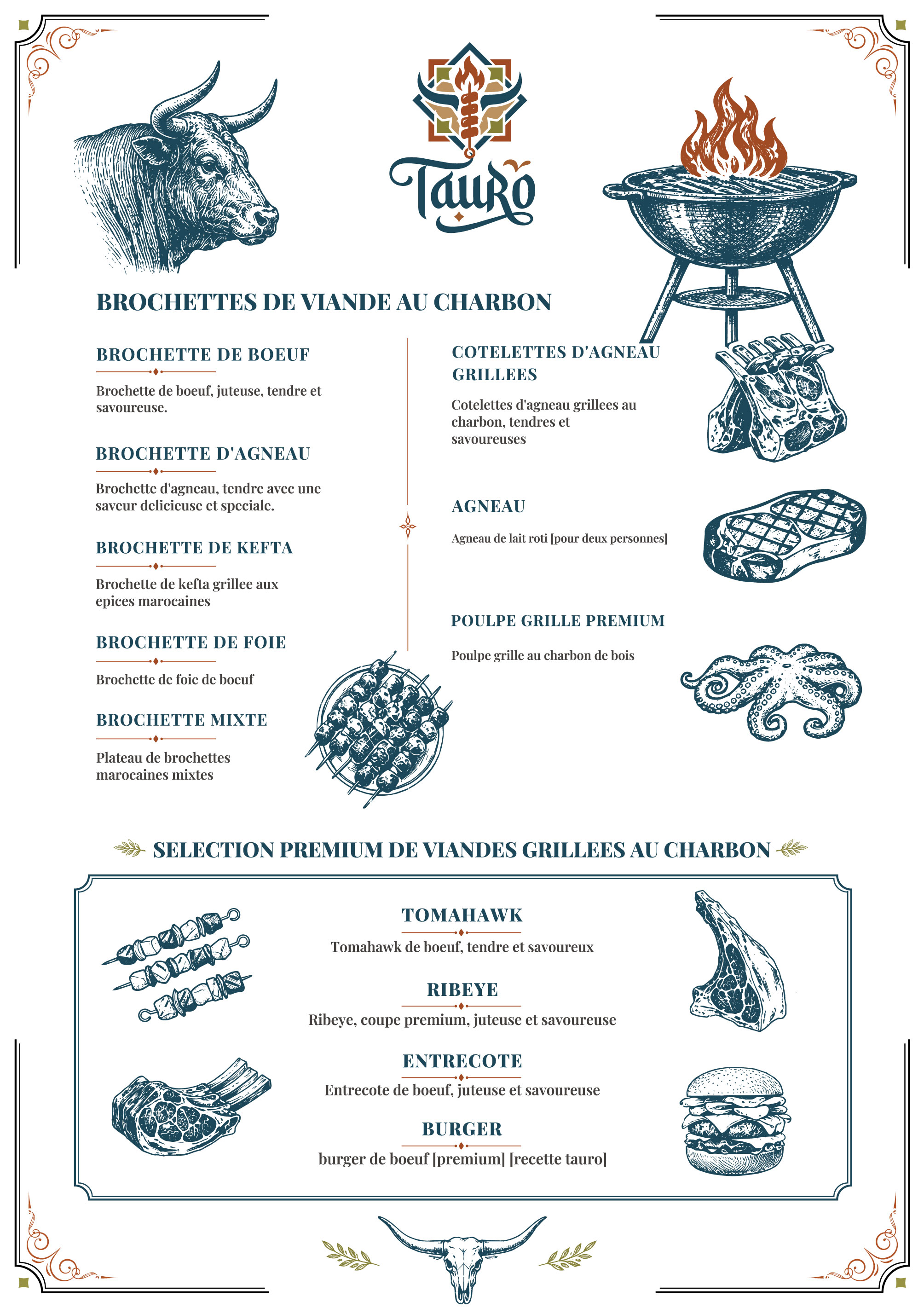 Page 2 du menu - Cliquer pour zoomer
